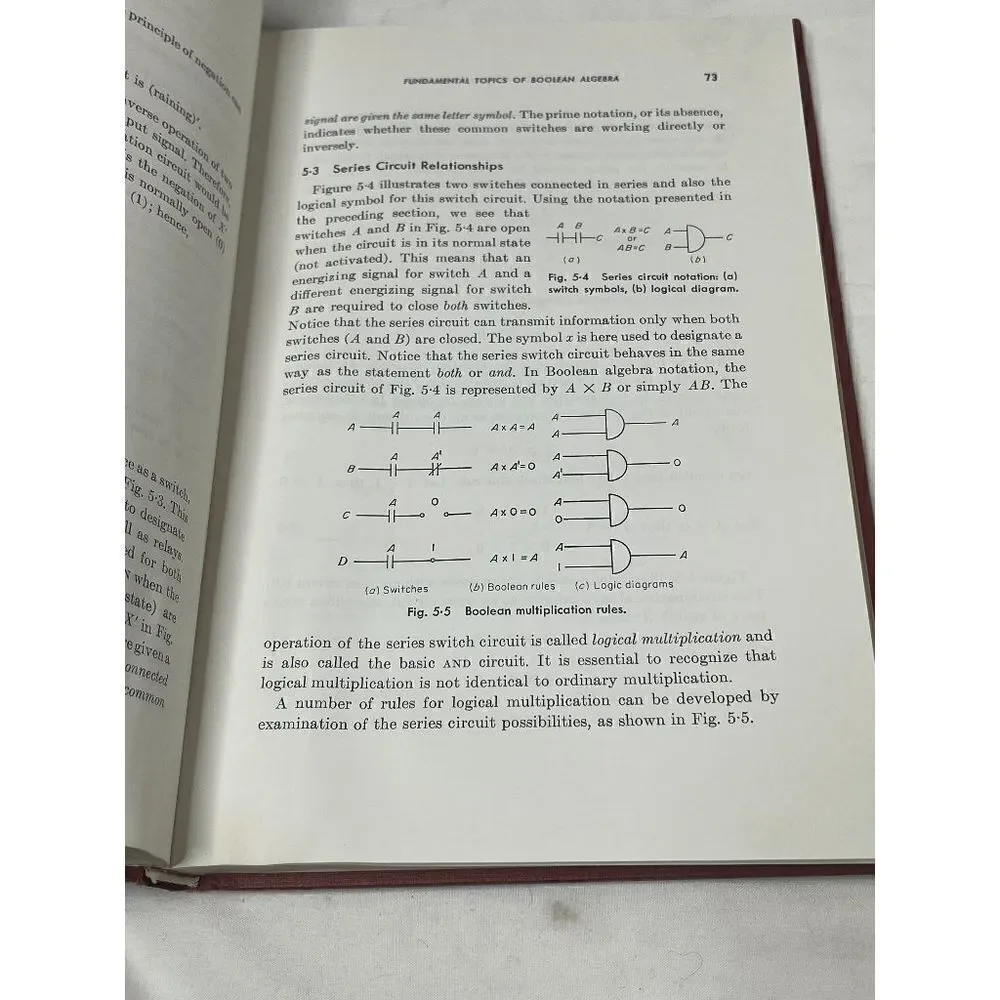 BINARY ARITHMETIC AND BOOLEAN‎ ALGEBRA Angelo C. Gillie 1965 McGraw-Hill Inc.